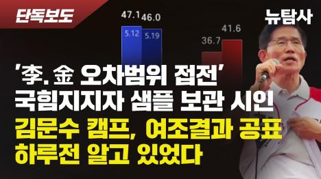 [[단독] 여론조사 조작 의혹 폭로... 에브리리서치 국힘 지지자 샘플 별도 보관]기사 의 대표 이미지