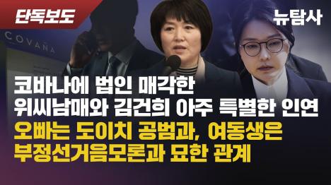 [김건희 코바나 콘텐츠 탄생의 비밀…위 씨 남매, 도이치모터스 전주·부정선거 음모론과 연결]기사 의 대표 이미지