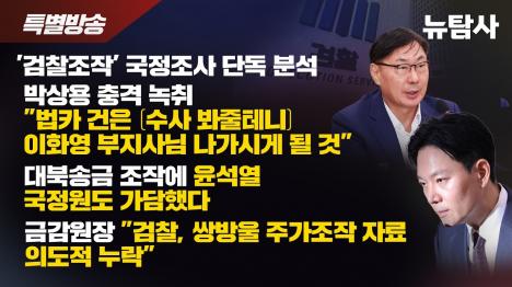 [대북송금 국정조사 첫날, 국정원 가담 정황 드러나]기사 의 대표 이미지
