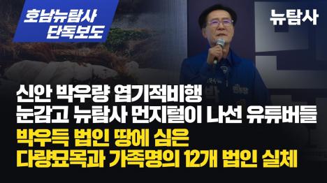 [박우량 동생 땅은 묘목밭, 신안군 나무값 139억은 제주 부부에]기사 의 대표 이미지