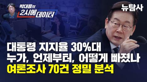 [이재명 대통령 지지율, 하락은 지방선거 이긴 직후 시작됐다]기사 의 대표 이미지